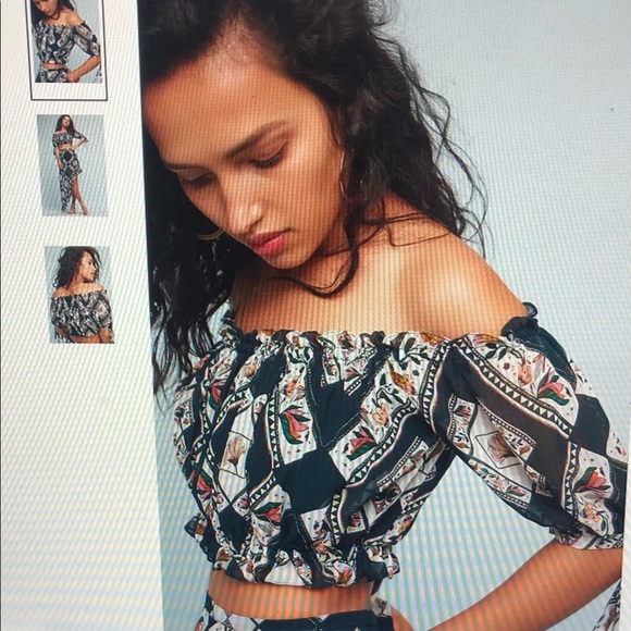 NEW. Silk TRYB dress. Blouse and skirt set. - Picture 3 of 8